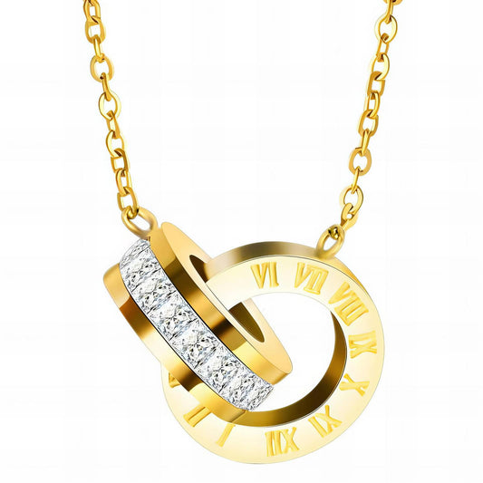 Timeless Bond Necklace, 18K Gold Plated Steel