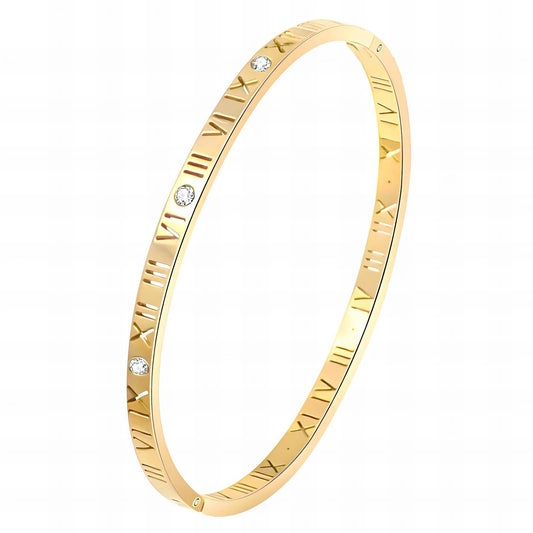 Timeless Bracelet, 18K Gold Plated Steel