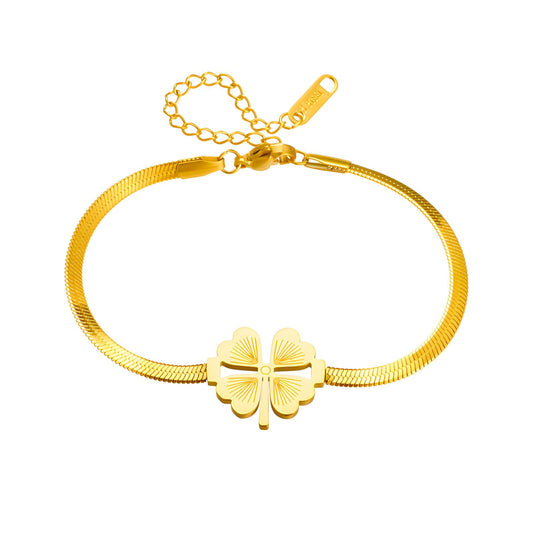 Enlight Bracelet, 18K Gold Plated Steel